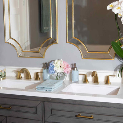 Distributeur de savon pour le bain à facettes Sparkles Home | Résine en forme de losange pompe durable 7,5 pouces