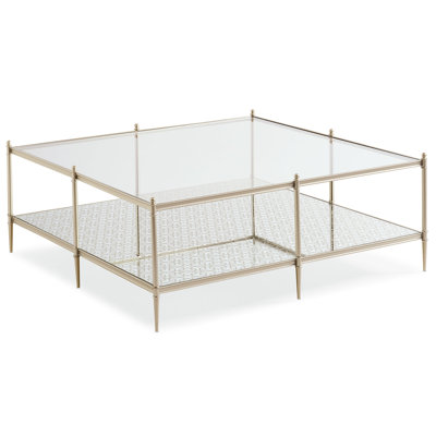 Caracole Classic Glass Top Single Coffee Table