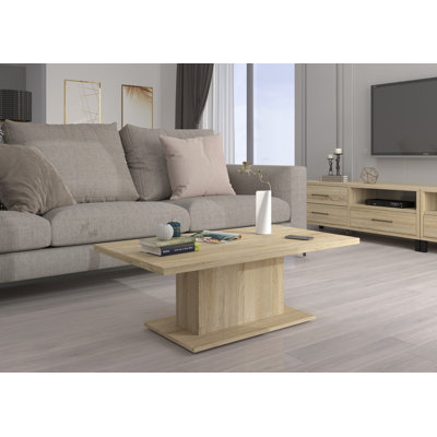 Jonnie Pedestal Coffee Table