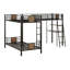 Lit superposé en L avec lit mezzanine avec bureau et tablette