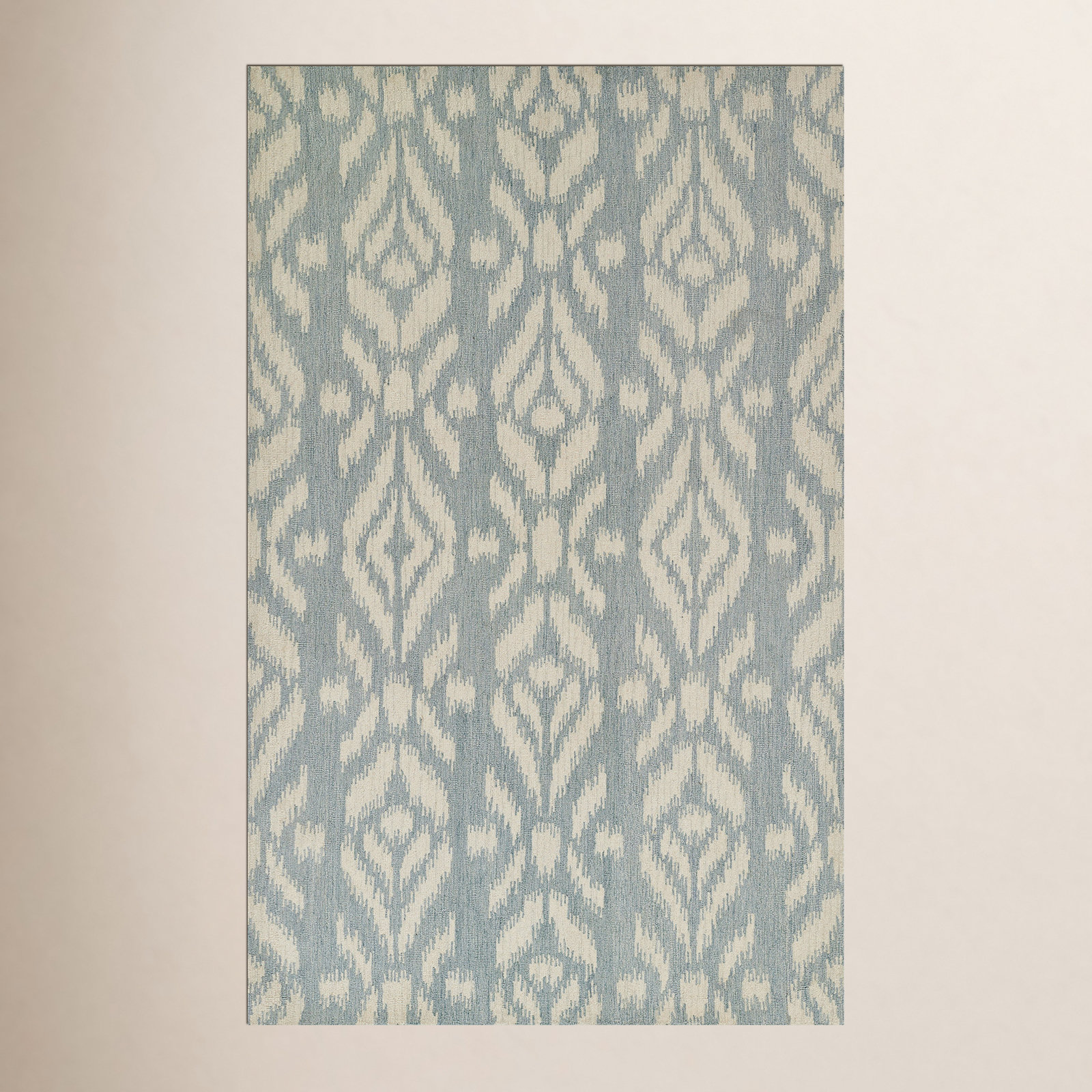 Truman Gray Brown Hand-Tufted Wool Rug, Rectangle 5' x 8'