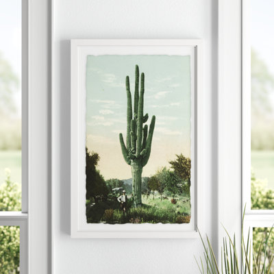 «Lofty Cactus», reproduction encadrée