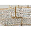 Akari Crystal Boat Chandelier 34"