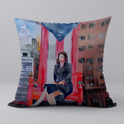 Reversible Throw Pillow