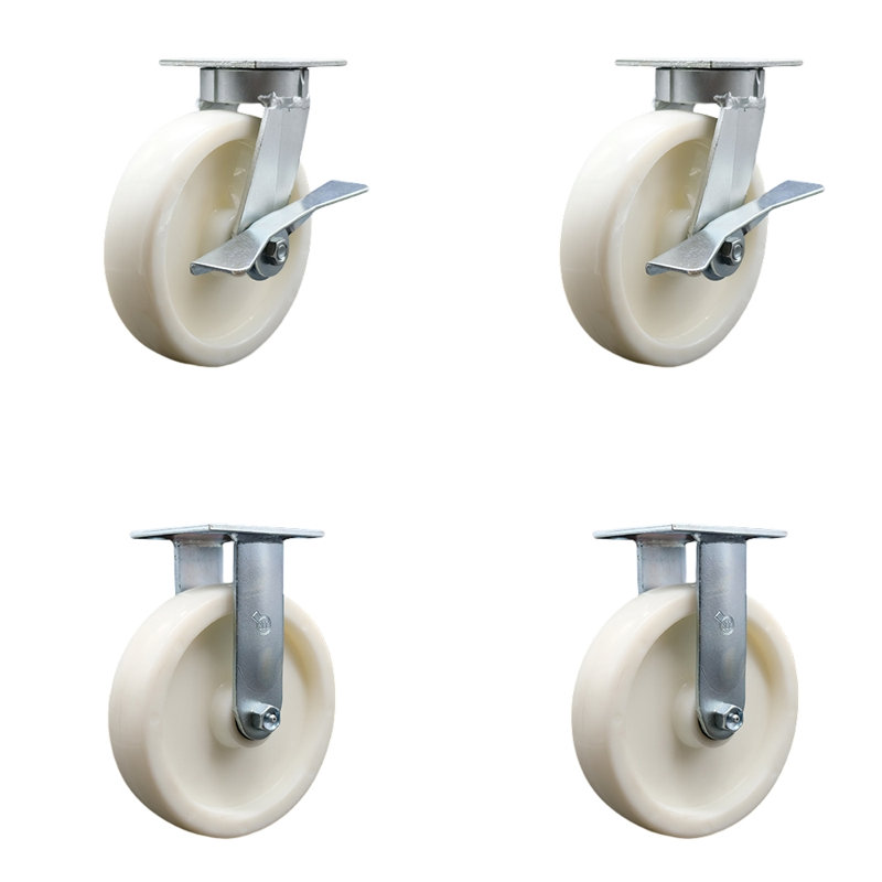 4 Piece Nylon Caster Set
