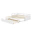 Lit de jour extensible avec couchette, lit de jour en bois avec couchette-905066051