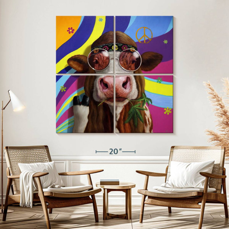 Ketti Grass Fed, 57" H x 57" W