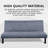64" Upholstered Sleeper Sofa
