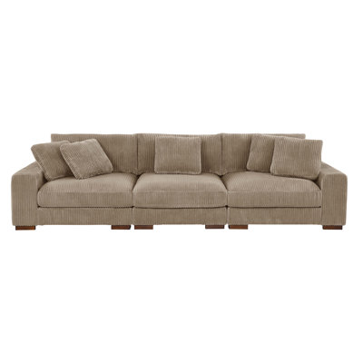 Kijuana Square Arm Sofa with Reversible Cushions