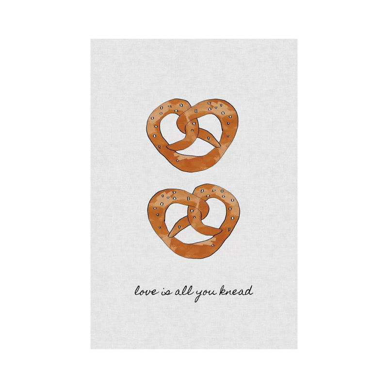Love Is All You Knead by Orara Studio - Wrapped Canvas Gallery-Wrapped Canvas Giclée, 20.32 cm H x 30.48 cm W