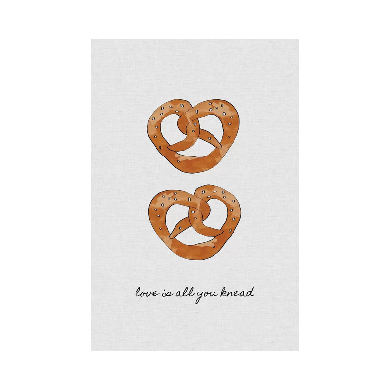 Love Is All You Knead by Orara Studio - Wrapped Canvas Gallery-Wrapped Canvas Giclée, 30.48 cm H x 45.72 cm W
