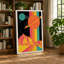 Cosmic Mountains Retro - Wrapped Canvas-205637136-205637151