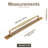 Solid Spindle Bar Pull With Backplate(Gban)-119745795-119745798