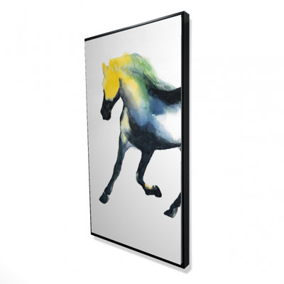 Galloping Horse Print On Canvas