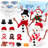 Christmas Build Your Snowman Craft Kit 3 Pack DIY Snowman