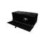Banc de rangement rembourré en cuir de 18,5 po de hauteur