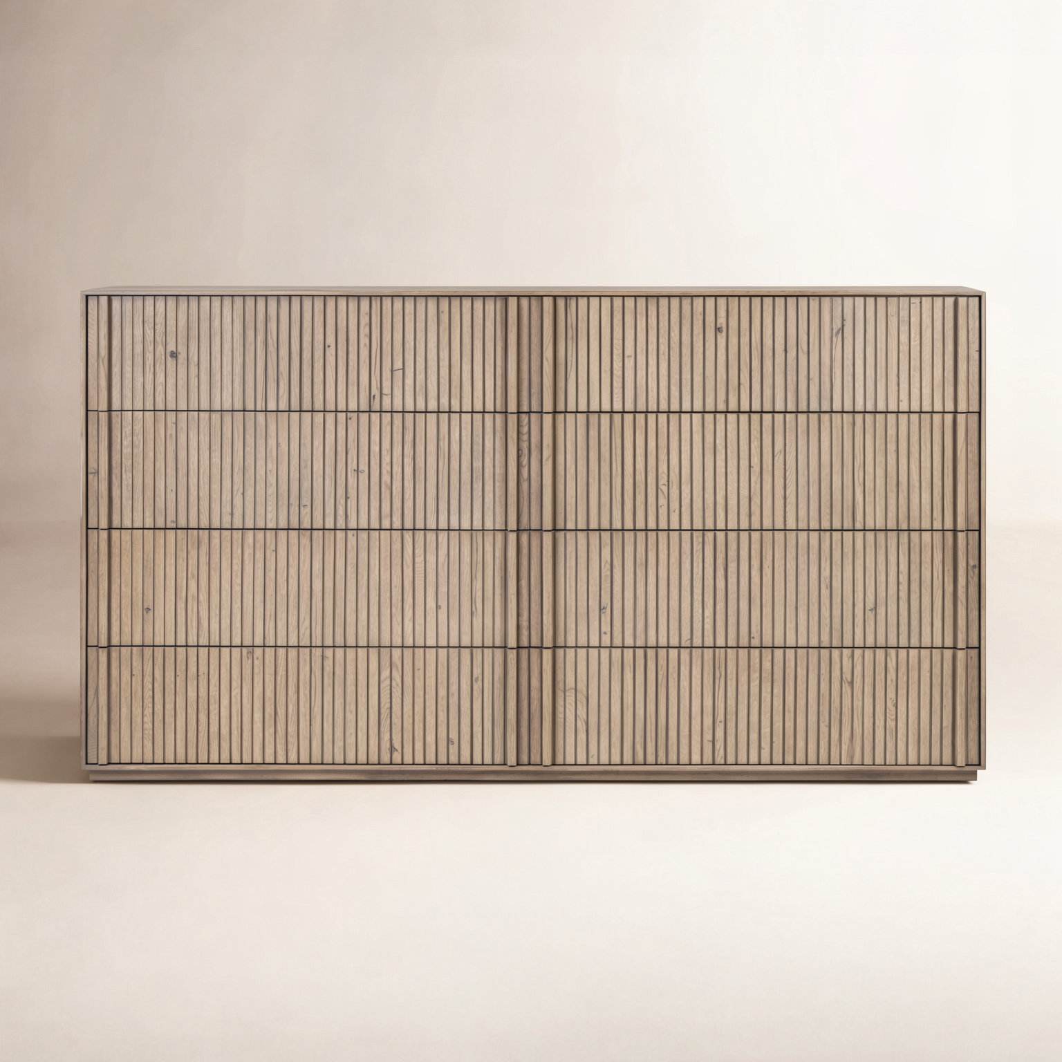 8 - Drawer Dresser, Rustic Grey