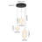 3 Lights Pendant Light Dimmable LED lights