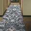 Hand Knotted Damask Area Rug in Black/White/Brown-1176065499