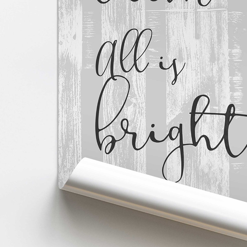 «Calm and BrightH Holiday», reproduction d'art dans un cadre, Sans cadre, papier, H 16 po x l 12 po