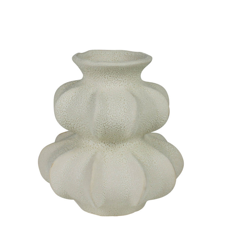 Vase, céramique - petit, H 7,5 po x l 7 po x P 7 po