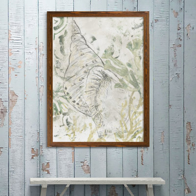 « verdoyant shell fresco ii » par paul cezanne-cadre photo, reproduction d’art