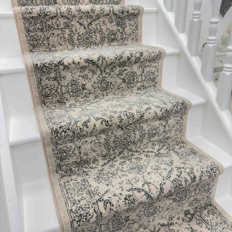 Stair Runner Floral Area Rug, Stair Runner 66 x 450 cm