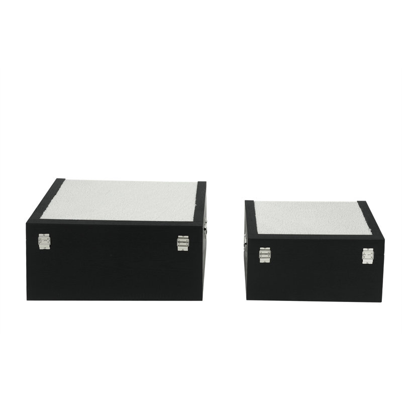 Ensemble de coffre décoratif 2 pièces Obibula