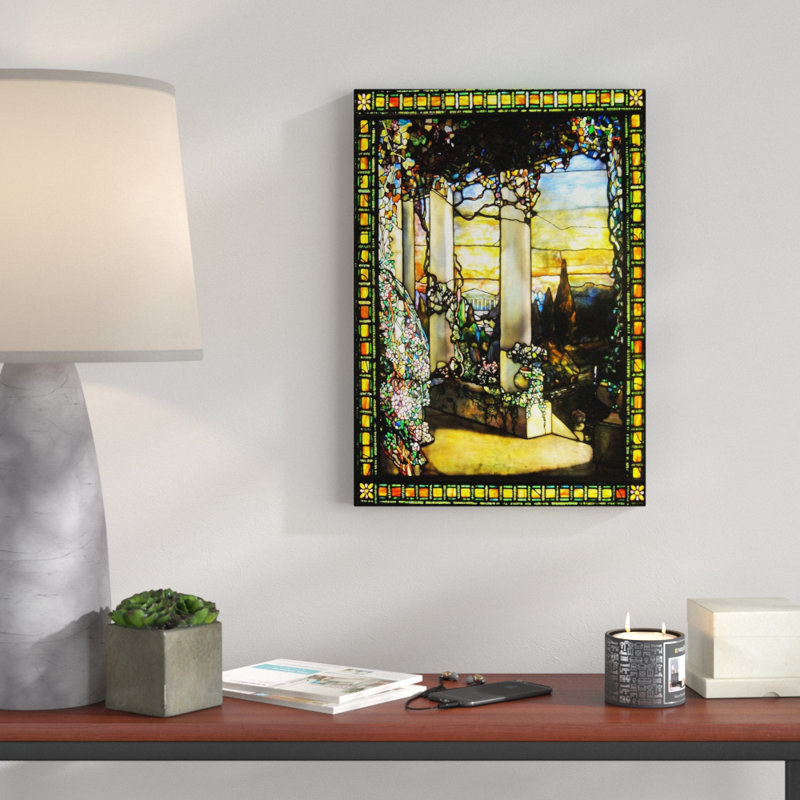 Louis Comfort Tiffany - Wrapped Canvas Painting, 50cm H x 35cm W