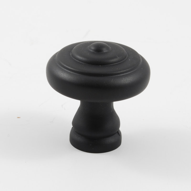 Poignée champignon 1 1/8 po de diamètre, Noir