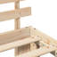Bed Frame with Headboard Solid Pine Wood-2092905505-2092905528
