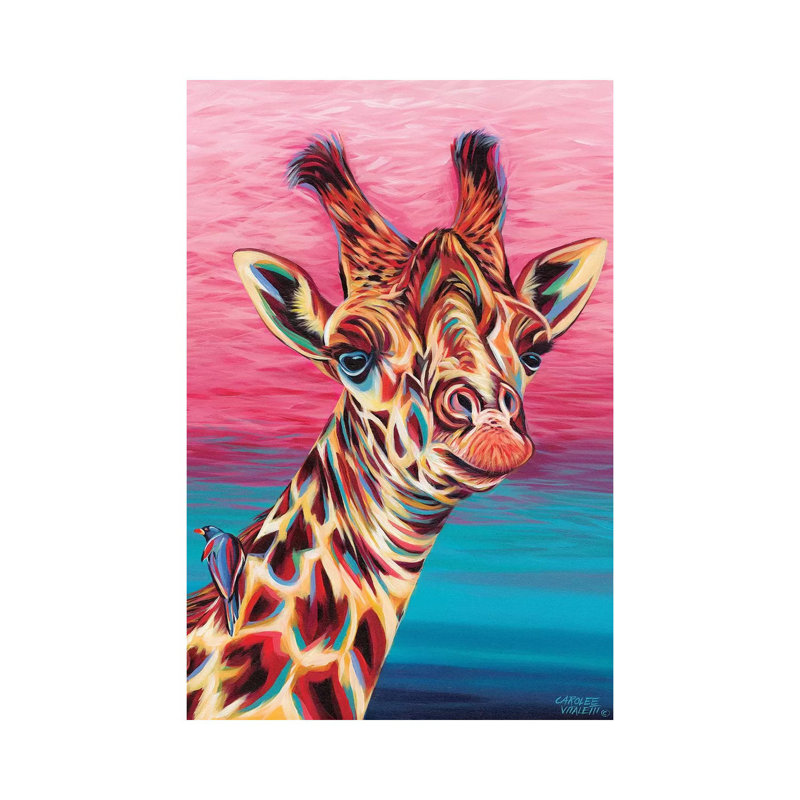 Sky High Giraffe I by Carolee Vitaletti - Wrapped Canvas Gallery-Wrapped Canvas Giclée, 30.48cm H x 20.32cm W