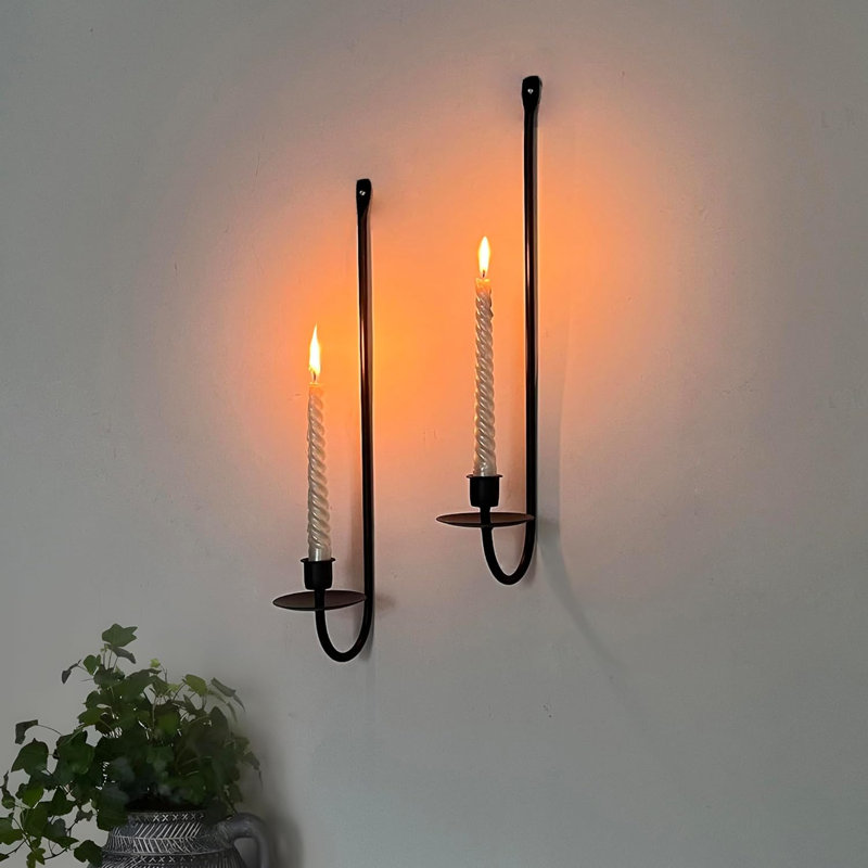 16.5'' H Metal Wall Candlestick