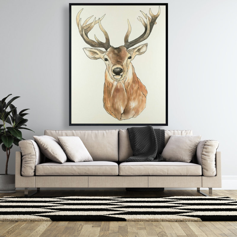 " Front Deer Portrait "