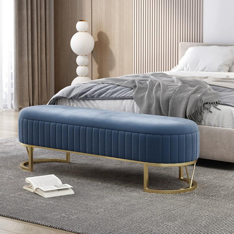 Banc avec revêtement, Bleu