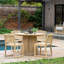 Acacia Round Solid Wood Dining Table