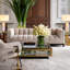La Belle Geometric Area Rug in Beige-61832848