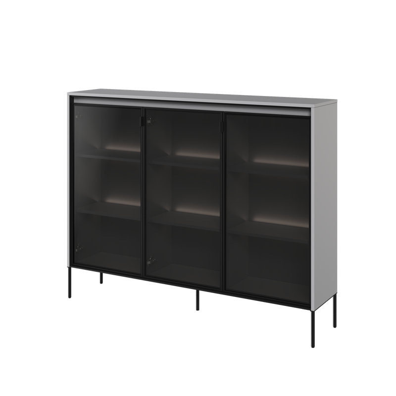 Amerion Console, Light Grey/Black