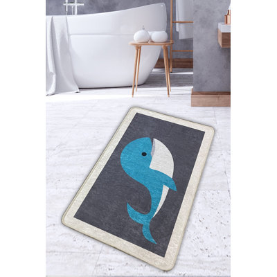 Antibacterial Bathmat, Non-Slip Design, 2.3 x 4.0 Feet | 100% Polyester, Pile Height: 0.4 Inches, 20.5 oz/sq ft | Machine Washable, Easy Care, Perfect for Bathroom Safety & Comfort | Durable & Stylish Home Essential