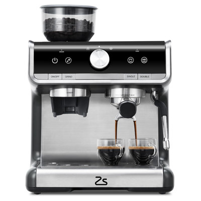 20 Bar Automatic Espresso Coffee Maker With Milk Frother For Home Barista
