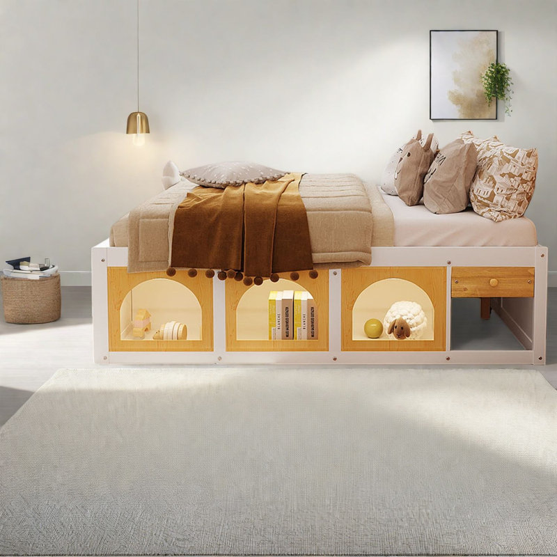 Elegant Space-saving Modern Wood Beds With Storage Solutions