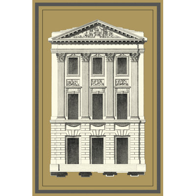 Grand Facade III by Deneufforge - Wrapped Canvas Print