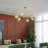 6 - Light Sputnik Modern Linear Chandelier