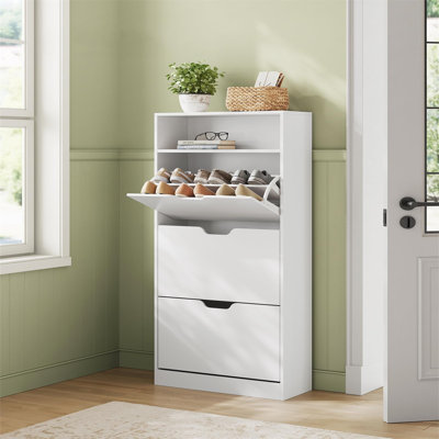 18 Pair Shoe Storage Cabinet