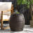 Outdoor Cylindrical Side Table with Round Top, SIDE TABLE-1957578265