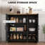 Buffet moderne Kristoferis avec tablettes ajustables-1907888067