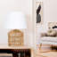 Lampe de table brune 18 po Axyl