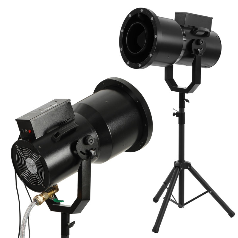 Machine à mousse pour fêtes, canon à mousse DEL 1500 W avec trépied pour mariages, fêtes de piscine, événements