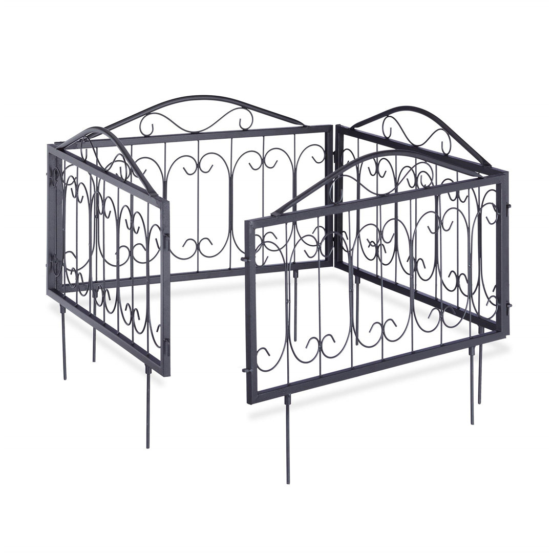 56.5cm H x 33cm W Iron Arched Trellis