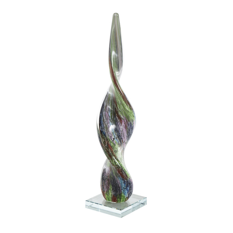 Sculpture abstraite multicolore Hristina